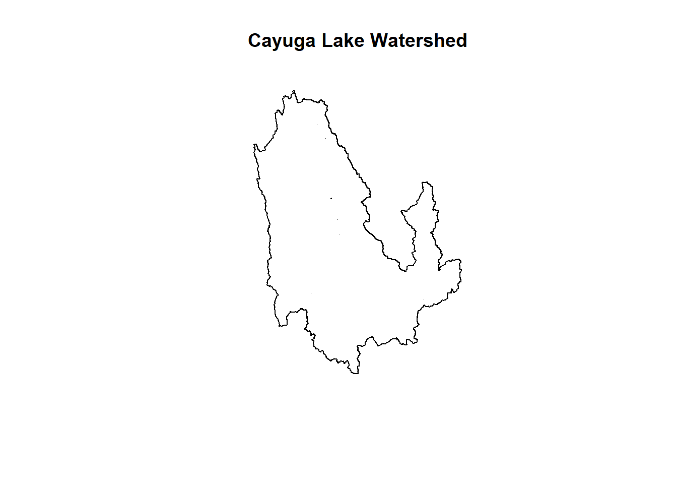 Separation of the Watersheds from Multipolygon